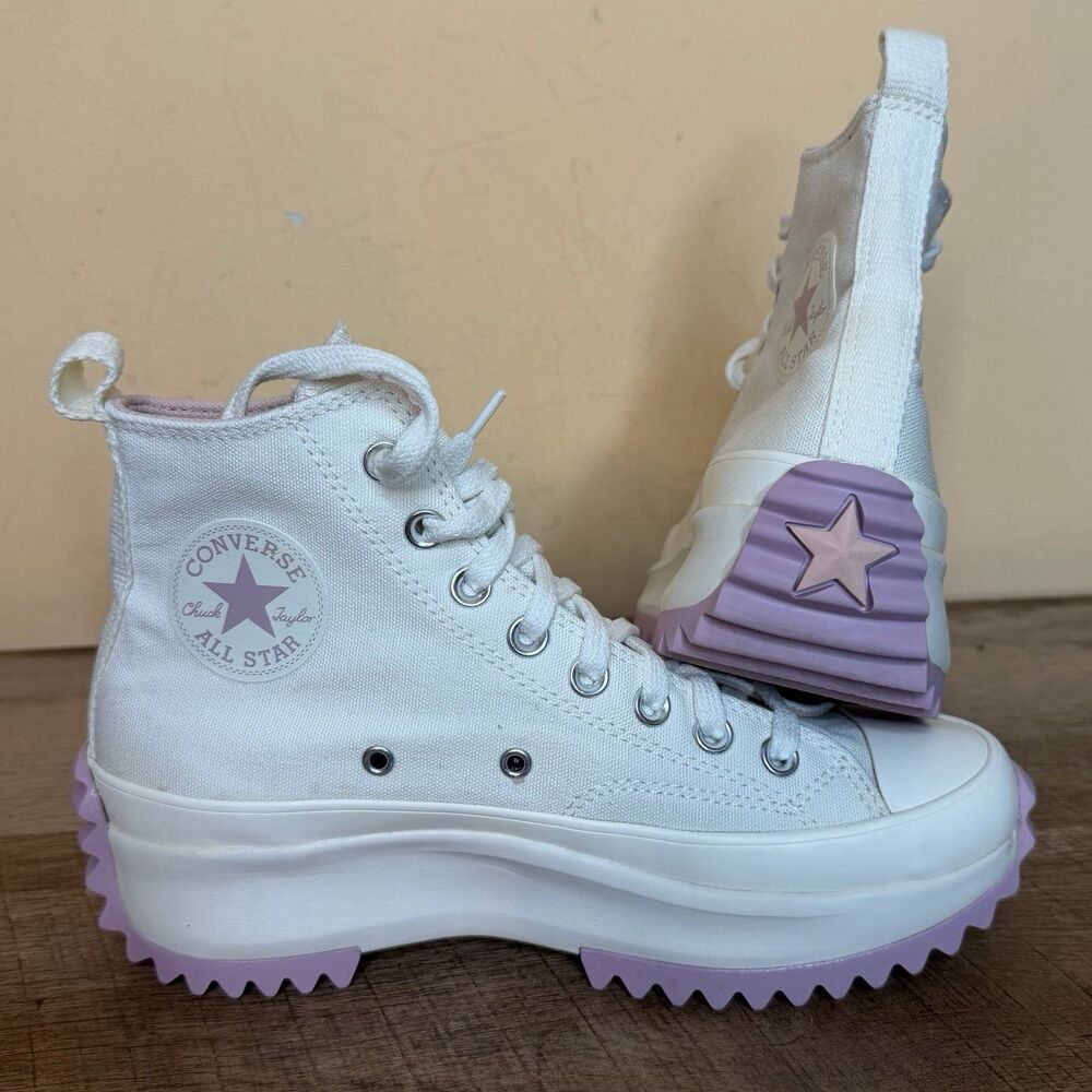 Converse Run Star Hike High Top "Self-Care" platform shoes women’s size 8